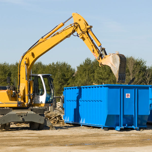 what happens if the residential dumpster is damaged or stolen during rental in Peoria